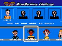 une photo d'Ã©cran de Micro Machines sur Nintendo Nes